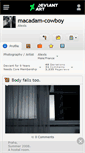 Mobile Screenshot of macadam-cowboy.deviantart.com