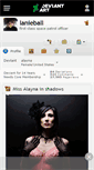 Mobile Screenshot of lanieball.deviantart.com
