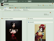 Tablet Screenshot of lanieball.deviantart.com