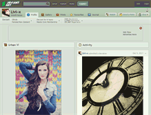 Tablet Screenshot of livi--x.deviantart.com