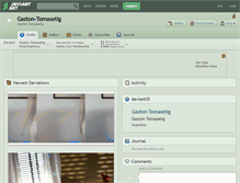 Tablet Screenshot of gaston-tomasetig.deviantart.com