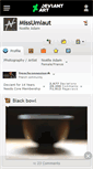 Mobile Screenshot of missumlaut.deviantart.com