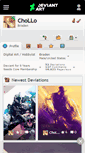 Mobile Screenshot of chollo.deviantart.com