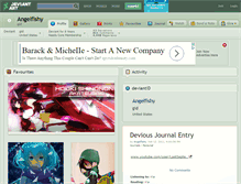 Tablet Screenshot of angelfishy.deviantart.com