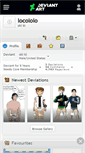 Mobile Screenshot of locololo.deviantart.com