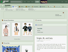 Tablet Screenshot of locololo.deviantart.com
