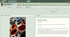 Desktop Screenshot of keeks-demon.deviantart.com