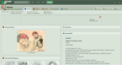 Desktop Screenshot of mynxx.deviantart.com
