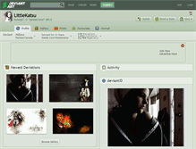 Tablet Screenshot of littlekatsu.deviantart.com