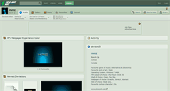 Desktop Screenshot of mmz.deviantart.com