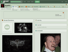 Tablet Screenshot of kronicx.deviantart.com