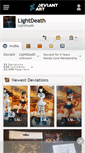 Mobile Screenshot of lightdeath.deviantart.com