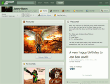 Tablet Screenshot of jonny-bon.deviantart.com