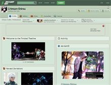 Tablet Screenshot of crimson-shirou.deviantart.com