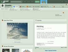 Tablet Screenshot of c5comics.deviantart.com