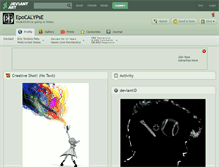 Tablet Screenshot of epocalypse.deviantart.com