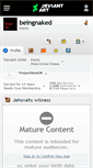 Mobile Screenshot of beingnaked.deviantart.com
