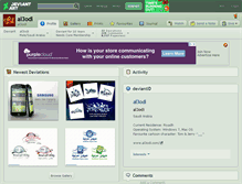 Tablet Screenshot of al3odi.deviantart.com
