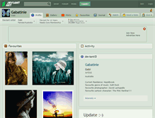 Tablet Screenshot of gabatinie.deviantart.com