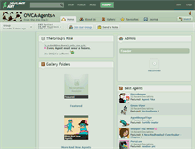 Tablet Screenshot of owca-agents.deviantart.com