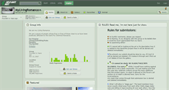 Desktop Screenshot of mylivingromance.deviantart.com