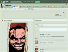 Tablet Screenshot of isaacbraz.deviantart.com