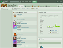 Tablet Screenshot of llamapalusa.deviantart.com