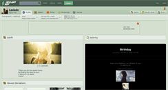 Desktop Screenshot of laslade.deviantart.com