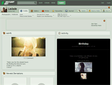 Tablet Screenshot of laslade.deviantart.com