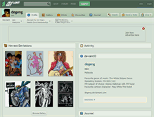 Tablet Screenshot of degeng.deviantart.com