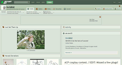 Desktop Screenshot of invisikid.deviantart.com