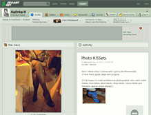 Tablet Screenshot of malinka-n.deviantart.com