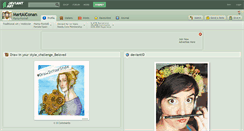 Desktop Screenshot of martaiconan.deviantart.com