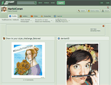 Tablet Screenshot of martaiconan.deviantart.com