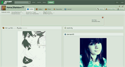 Desktop Screenshot of horse2rainbow77.deviantart.com