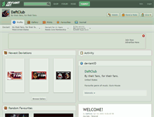 Tablet Screenshot of daftclub.deviantart.com