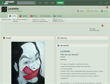 Tablet Screenshot of lacelette.deviantart.com