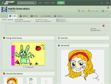 Tablet Screenshot of marilo-loves-okoru.deviantart.com