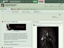 Tablet Screenshot of chadmichaelward.deviantart.com