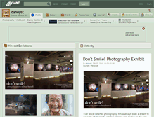 Tablet Screenshot of dannyst.deviantart.com