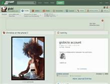 Tablet Screenshot of giobi.deviantart.com