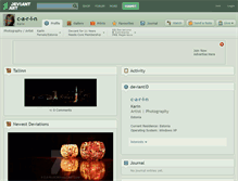 Tablet Screenshot of c-a-r-i-n.deviantart.com