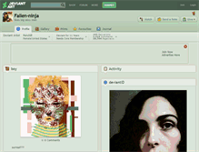 Tablet Screenshot of fallen-ninja.deviantart.com