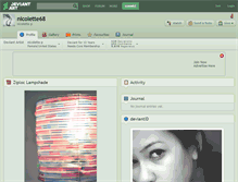 Tablet Screenshot of nicolette68.deviantart.com