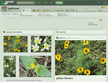 Tablet Screenshot of luethlover.deviantart.com