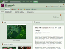 Tablet Screenshot of deliriousoracle.deviantart.com