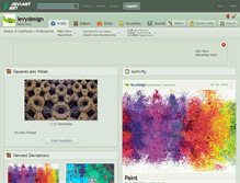 Tablet Screenshot of levydesign.deviantart.com