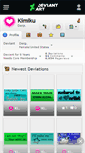 Mobile Screenshot of kimiku.deviantart.com