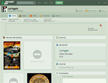 Tablet Screenshot of coringabr.deviantart.com