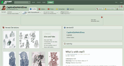 Desktop Screenshot of captinadaweirdones.deviantart.com